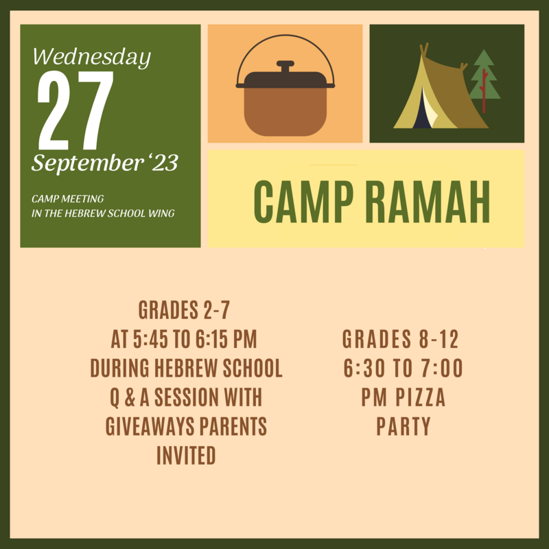 Camp Ramah at Hebrew School